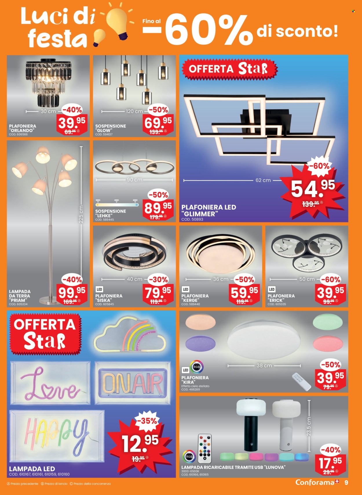 Volantino Conforama - 1.10.2025 - 14.10.2025. Pagina 9. Pagina 9
