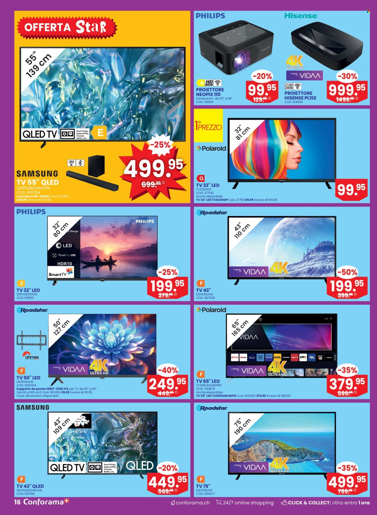 Volantino Conforama - 1.10.2025 - 14.10.2025. Pagina 16. Pagina 16
