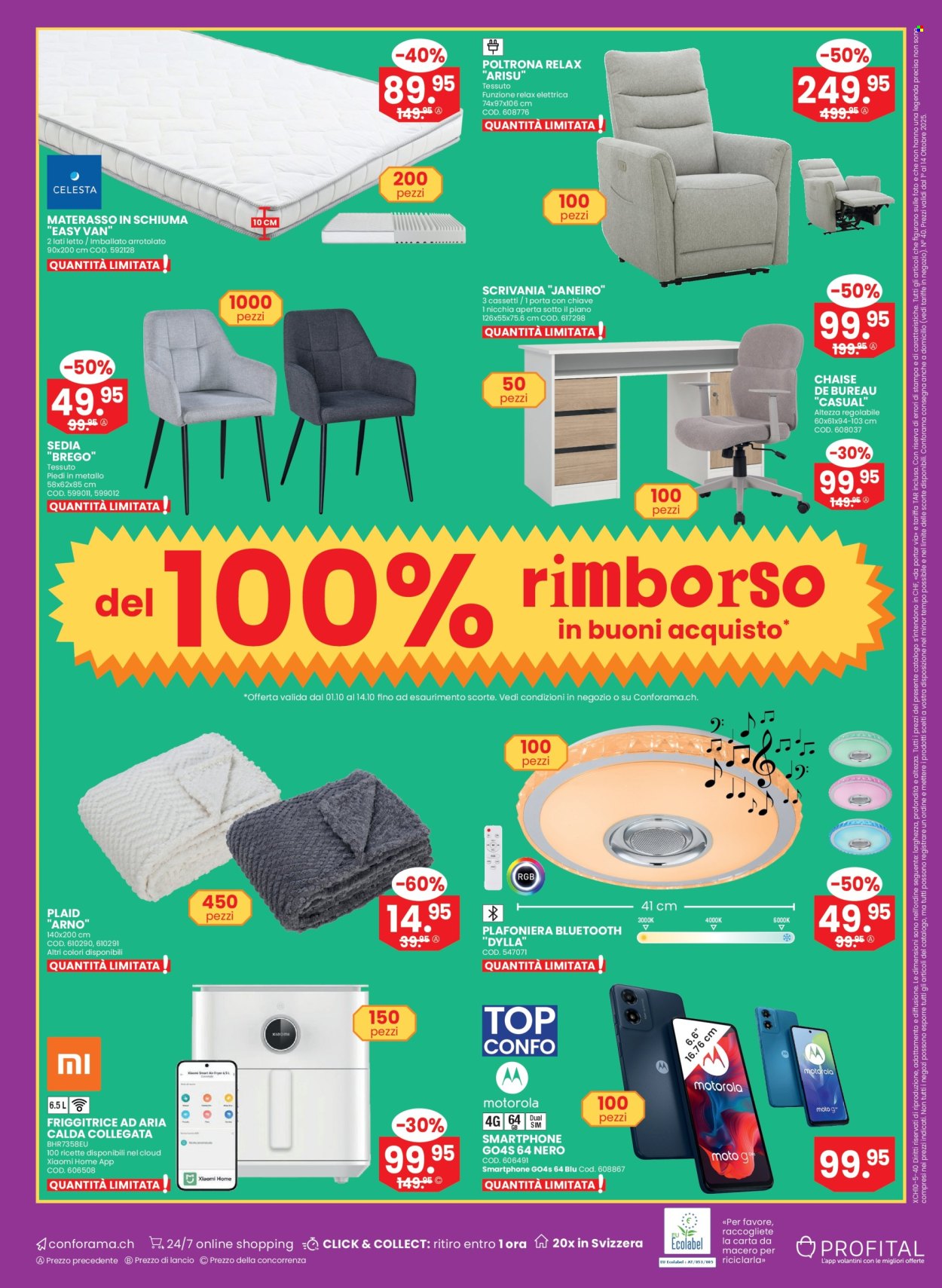 Volantino Conforama - 1.10.2025 - 14.10.2025. Pagina 24. Pagina 24
