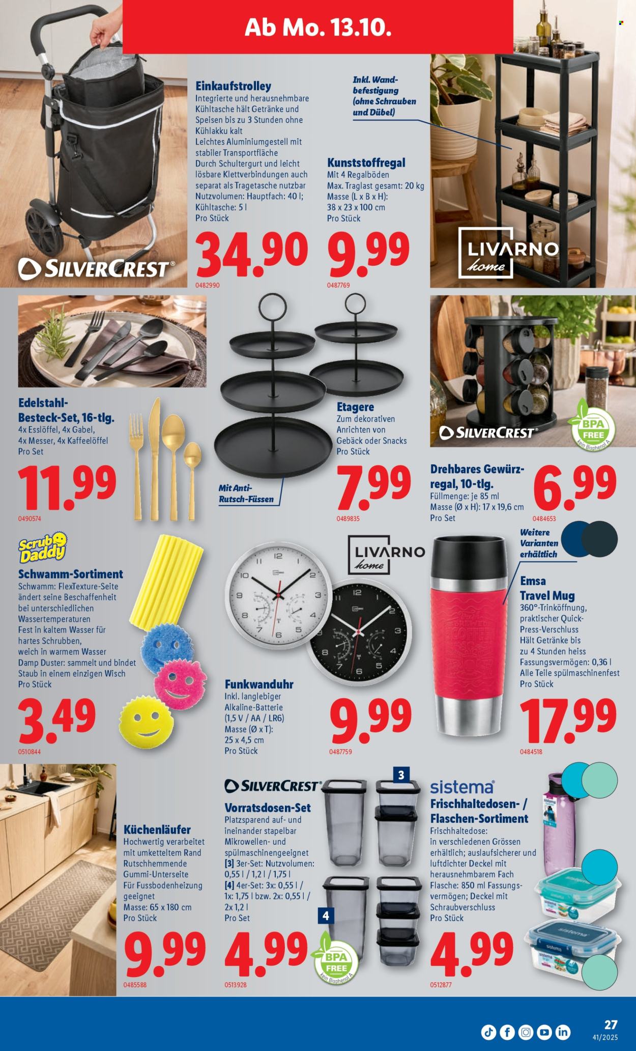 Volantino Lidl - 9.10.2025 - 15.10.2025. Pagina 27. Pagina 27