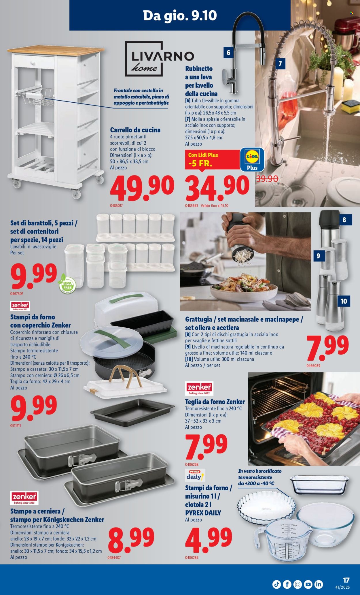 Volantino Lidl - 9.10.2025 - 15.10.2025. Pagina 17. Pagina 17