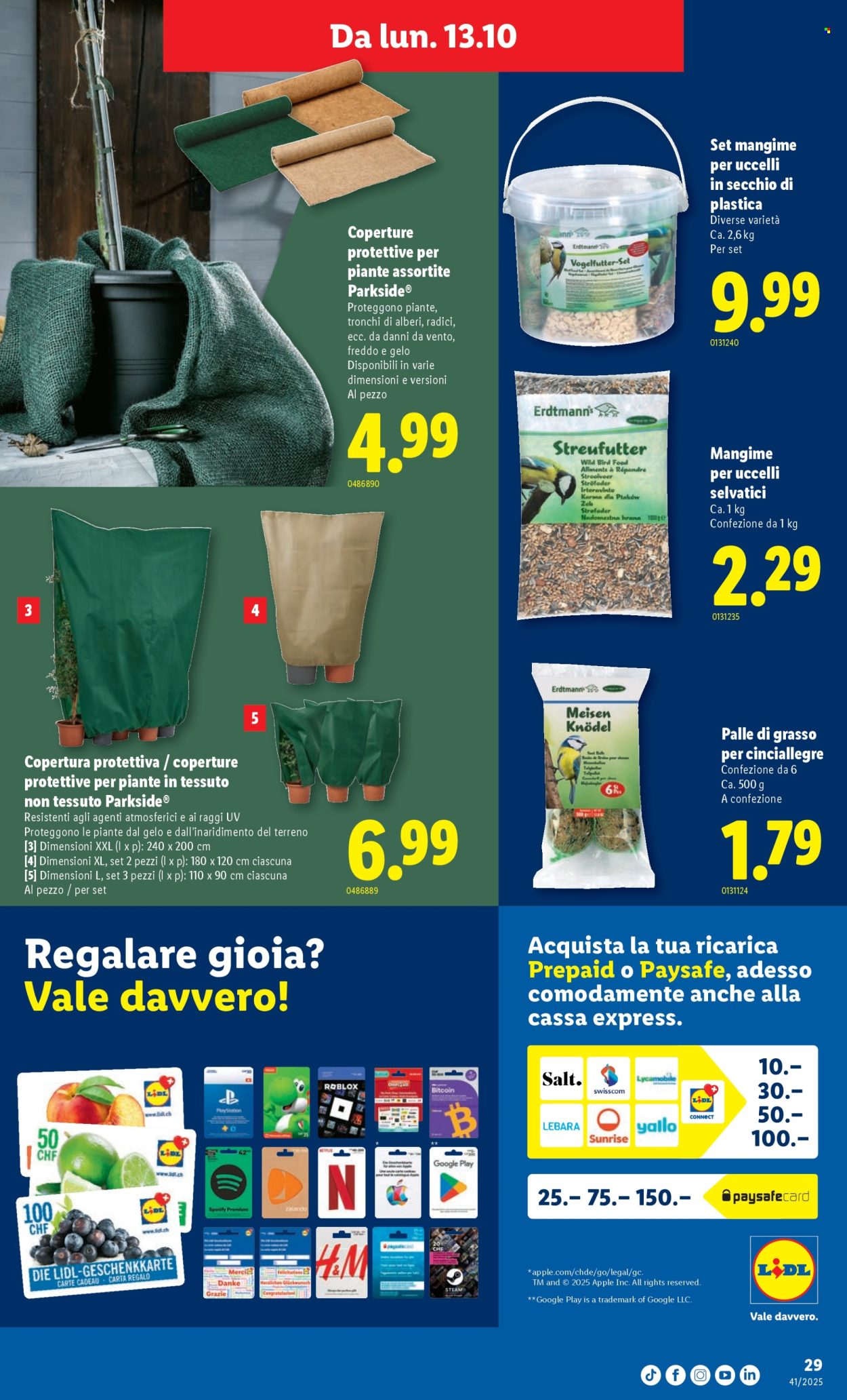 Volantino Lidl - 9.10.2025 - 15.10.2025. Pagina 29. Pagina 29