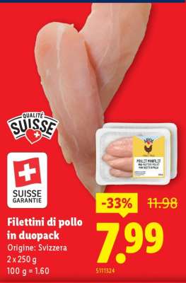 Filettini di pollo in duopack
