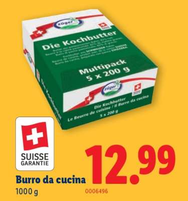Burro da cucina