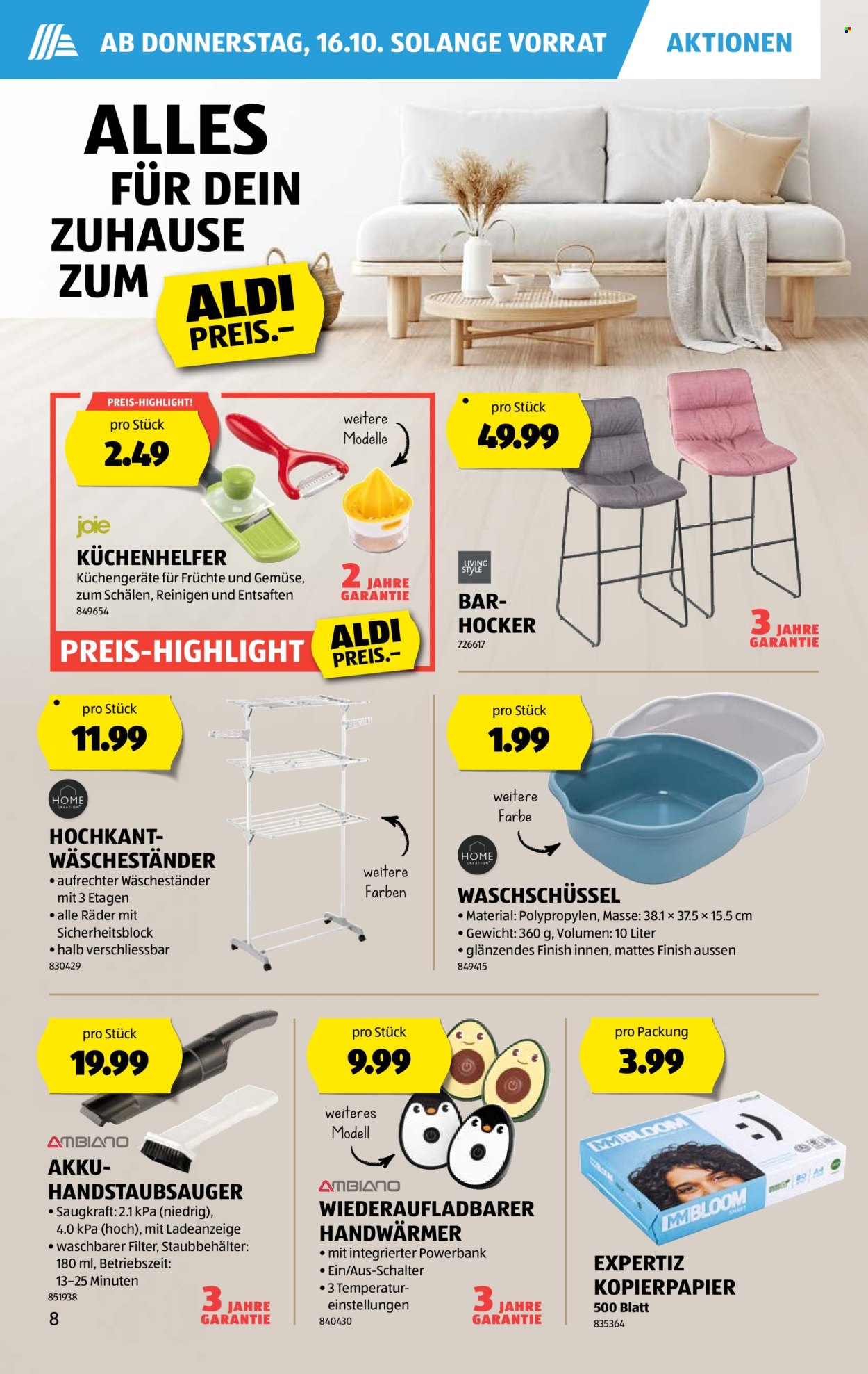 Volantino Aldi - 16.10.2025 - 22.10.2025. Pagina 8. Pagina 8