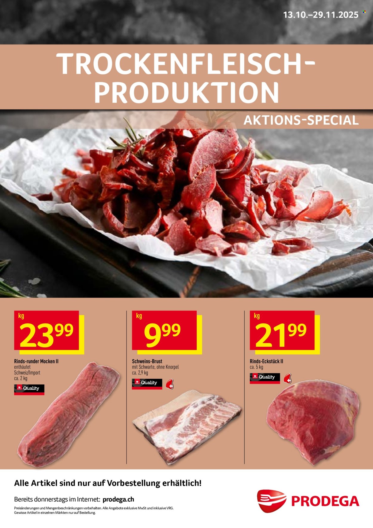 Volantino Prodega - 13.10.2025 - 29.11.2025. Pagina 1. Pagina 1