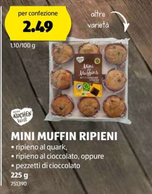 MINI MUFFIN RIPIENI