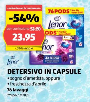 Lenor DETERSIVO IN CAPSULE