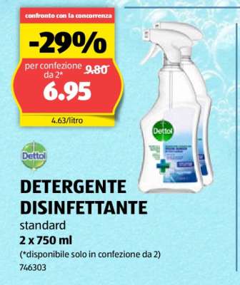 DETERGENTE DISINFETTANTE