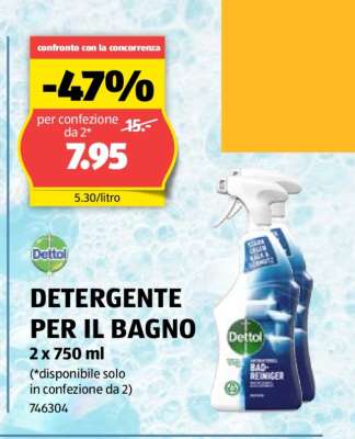 DETERGENTE PER IL BAGNO