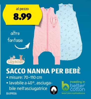 SACCO NANNA PER BEBÈ