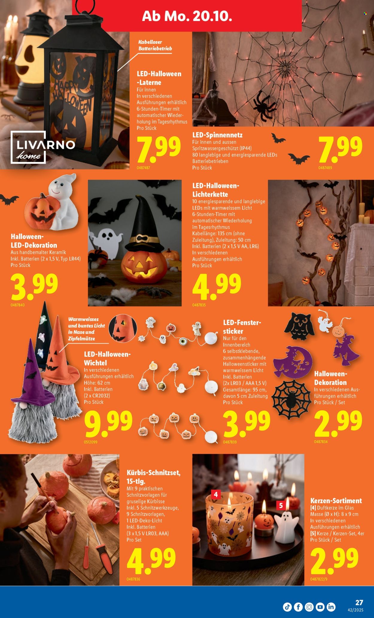 Volantino Lidl - 16.10.2025 - 22.10.2025. Pagina 27. Pagina 27