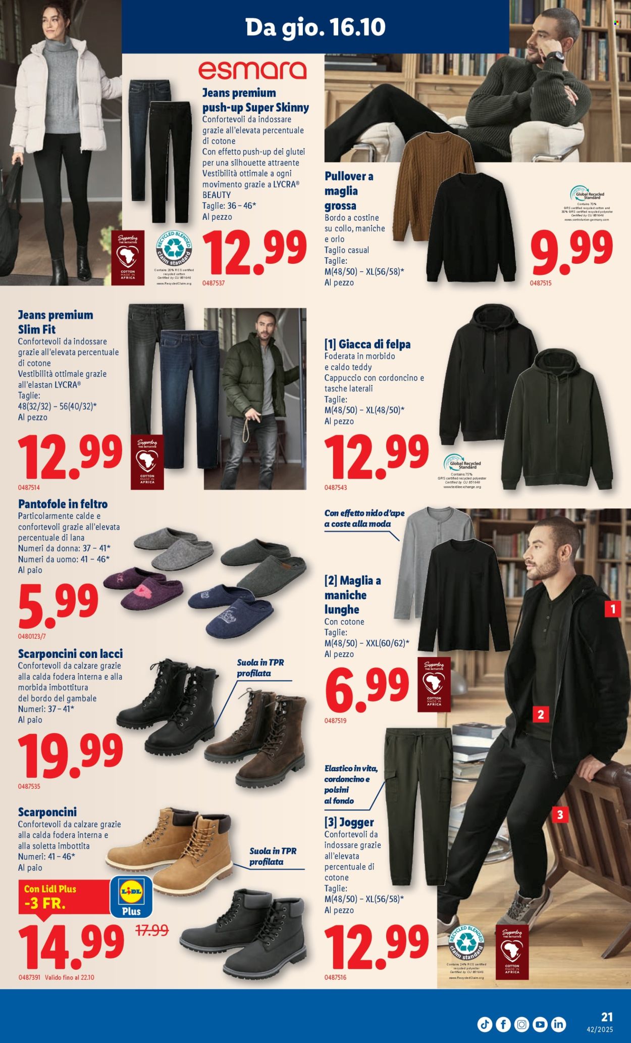 Volantino Lidl - 16.10.2025 - 22.10.2025. Pagina 21. Pagina 21