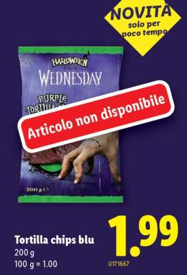 Tortilla chips blu