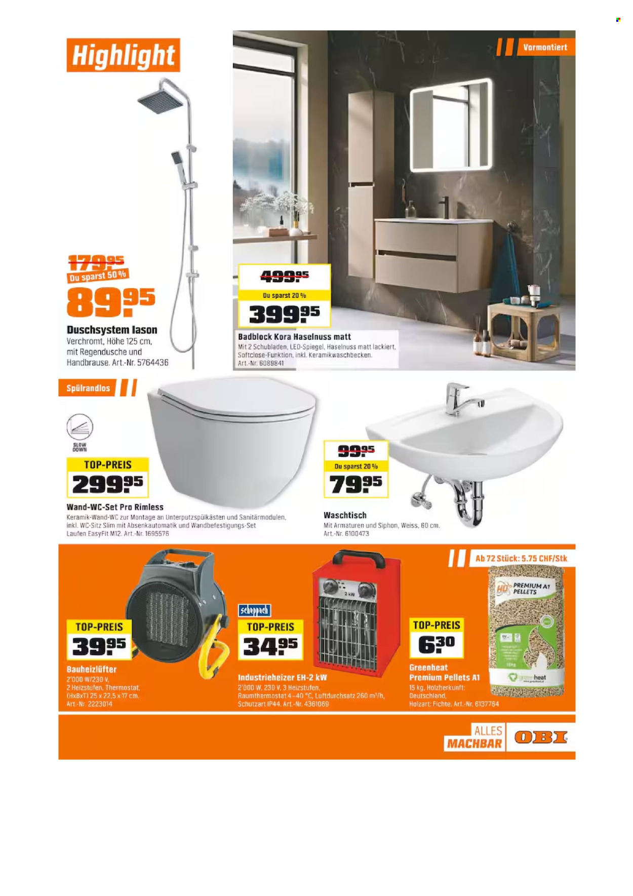 Volantino OBI - 13.10.2025 - 21.10.2025. Pagina 9. Pagina 9