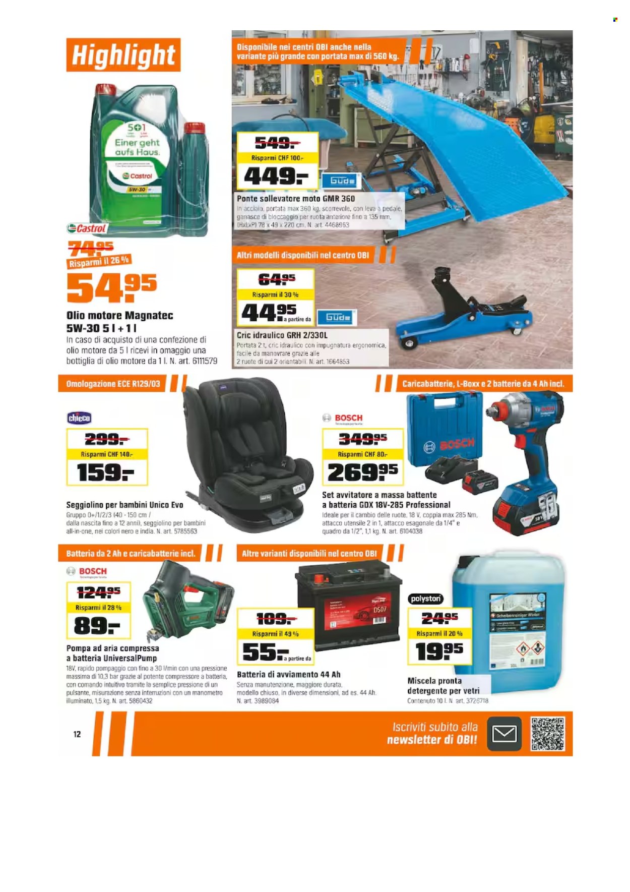 Volantino OBI - 13.10.2025 - 21.10.2025. Pagina 12. Pagina 12