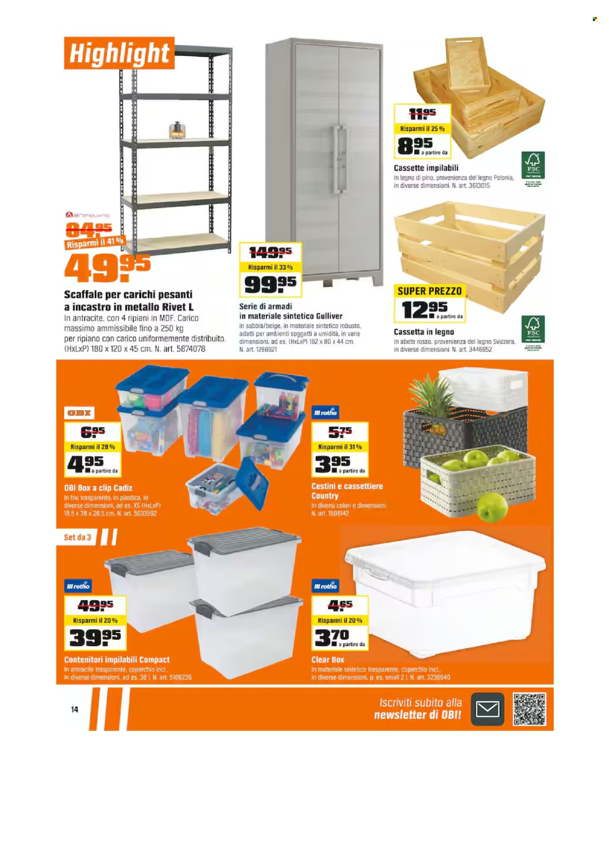 Volantino OBI - 13.10.2025 - 21.10.2025. Pagina 14. Pagina 14