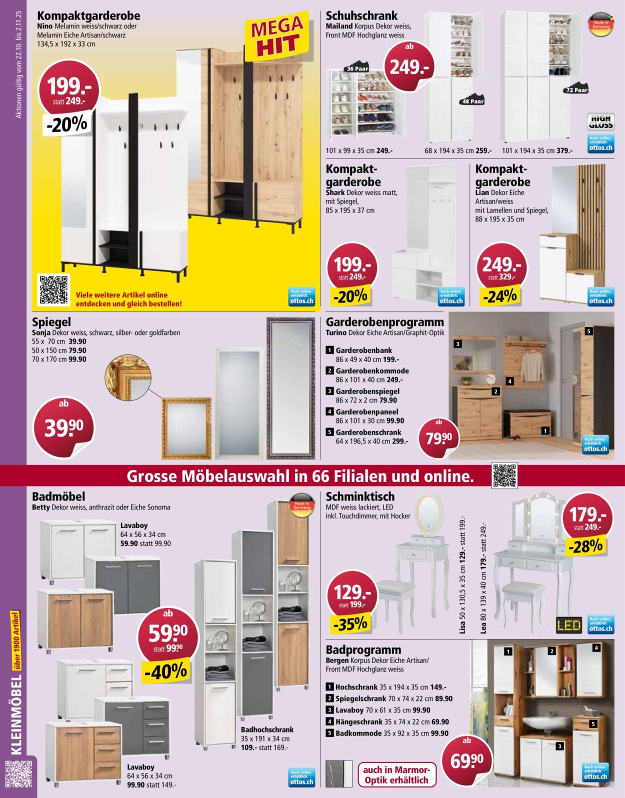 Volantino Otto's - 22.10.2025 - 28.10.2025. Pagina 20. Pagina 20
