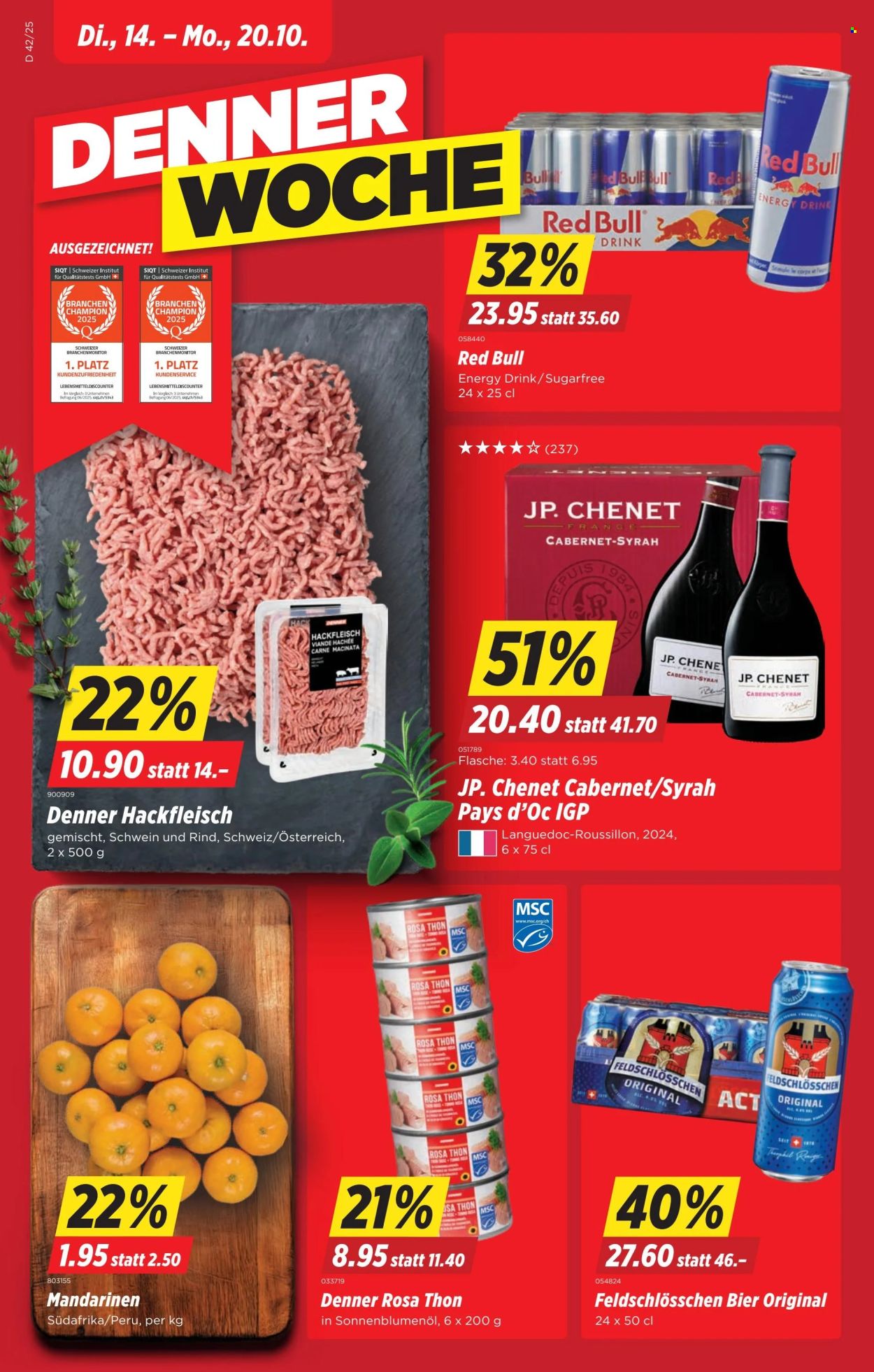 Volantino Denner - 14.10.2025 - 20.10.2025. Pagina 1. Pagina 1