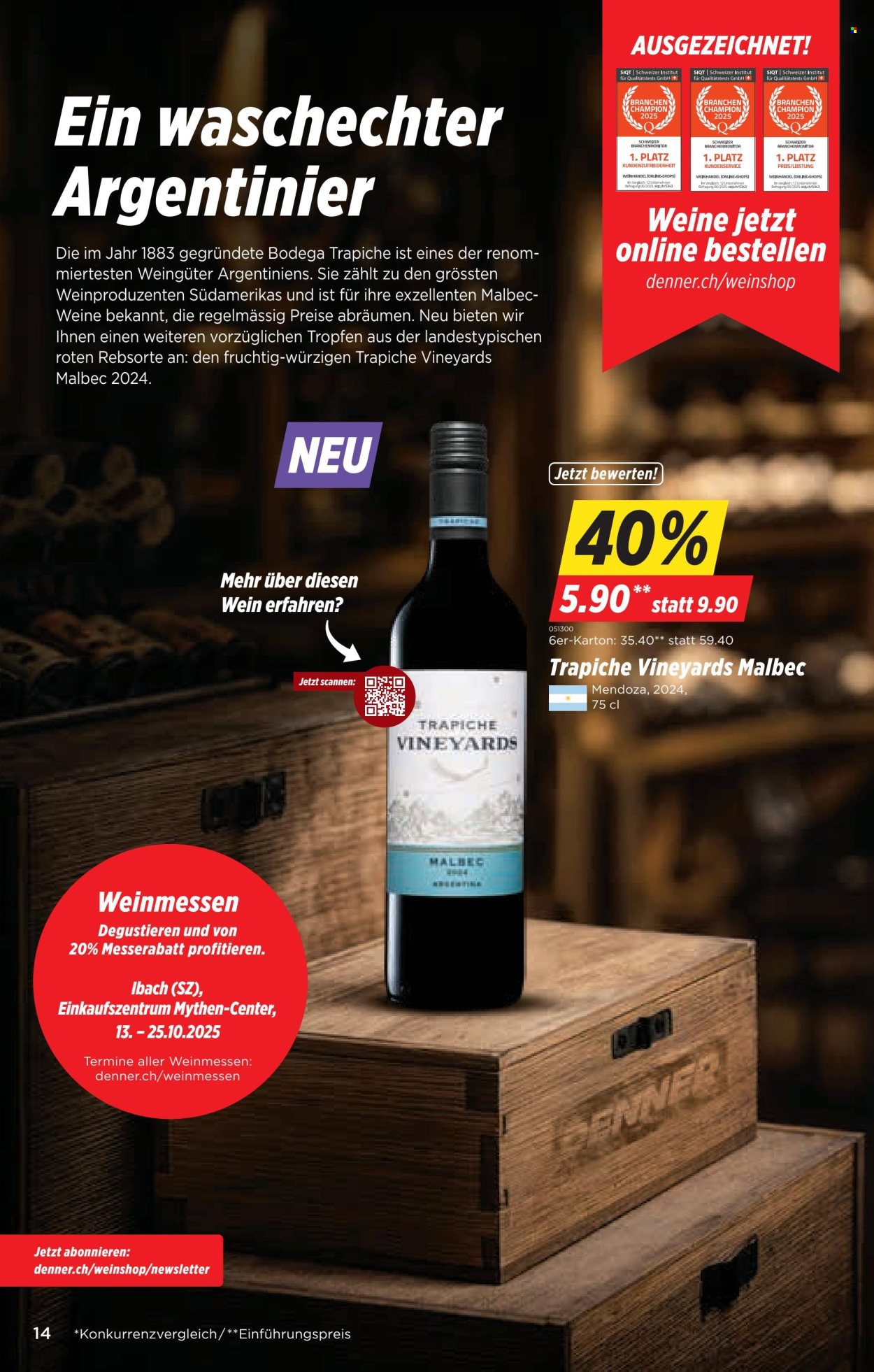 Volantino Denner - 14.10.2025 - 20.10.2025. Pagina 14. Pagina 14