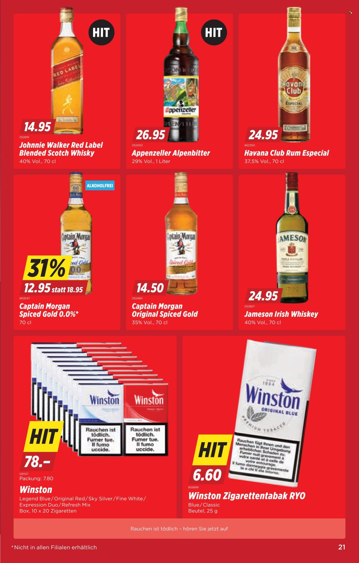 Volantino Denner - 14.10.2025 - 20.10.2025. Pagina 21. Pagina 21