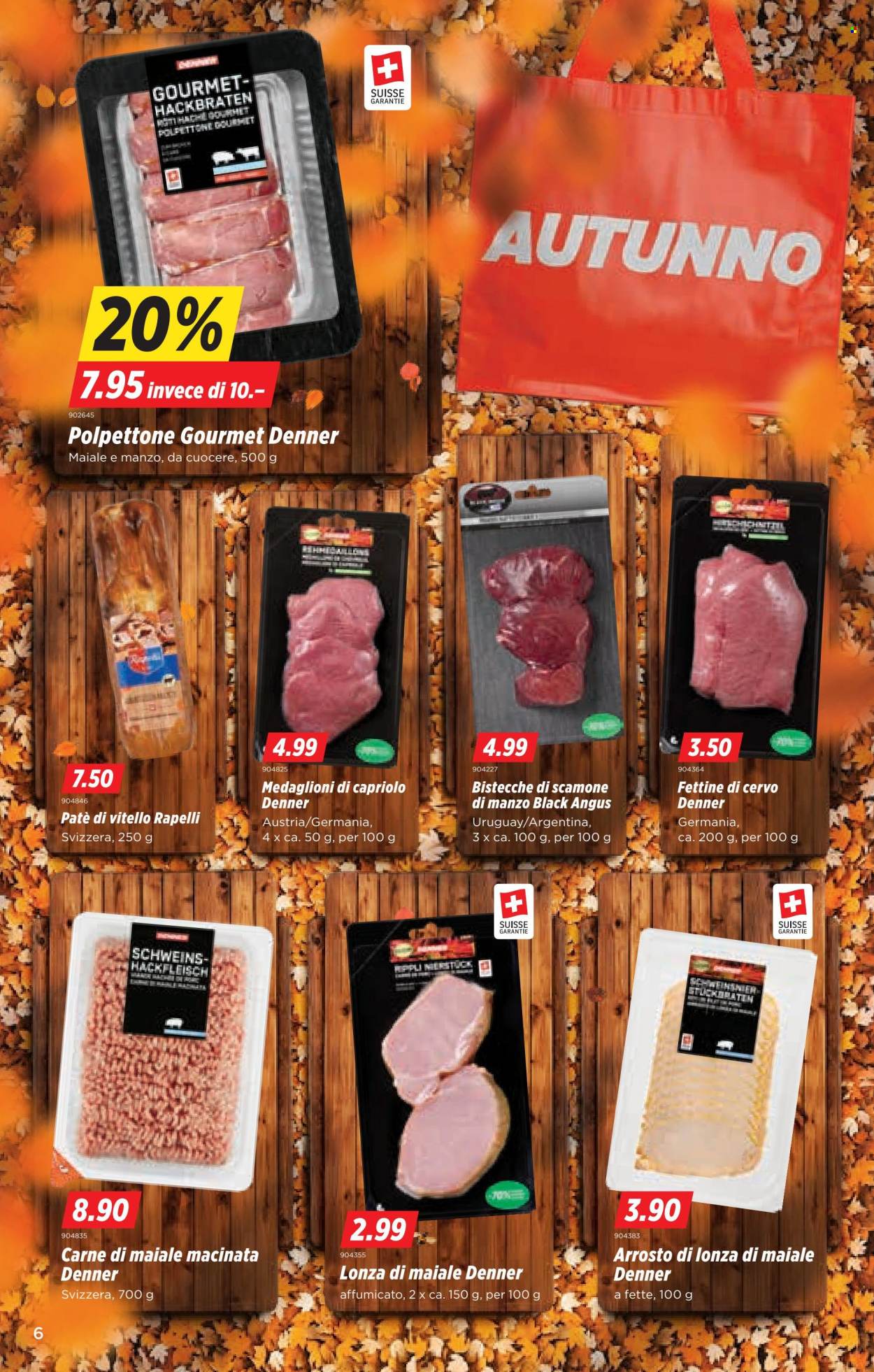 Volantino Denner - 14.10.2025 - 20.10.2025. Pagina 6. Pagina 6