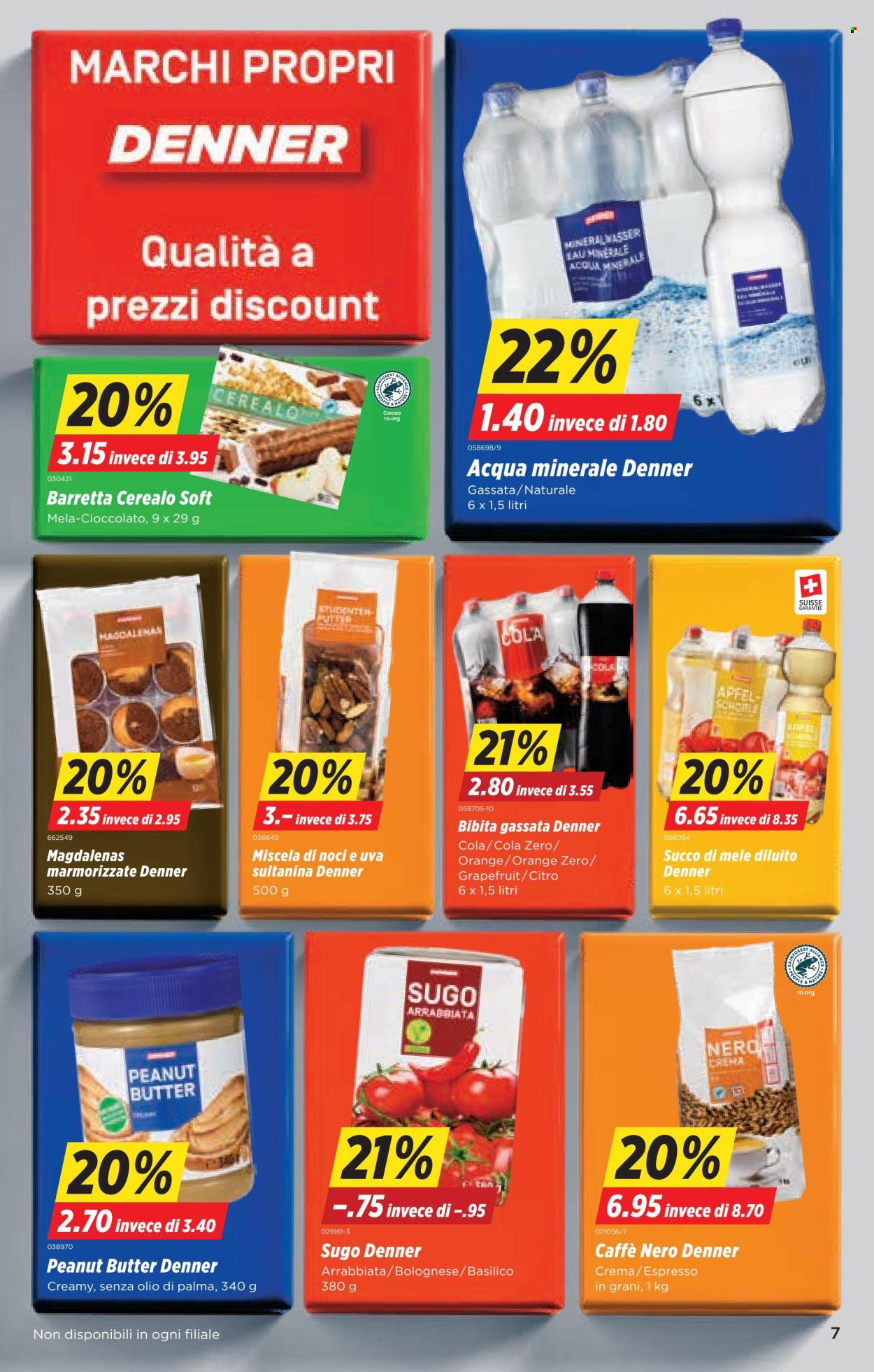 Volantino Denner - 14.10.2025 - 20.10.2025. Pagina 7. Pagina 7