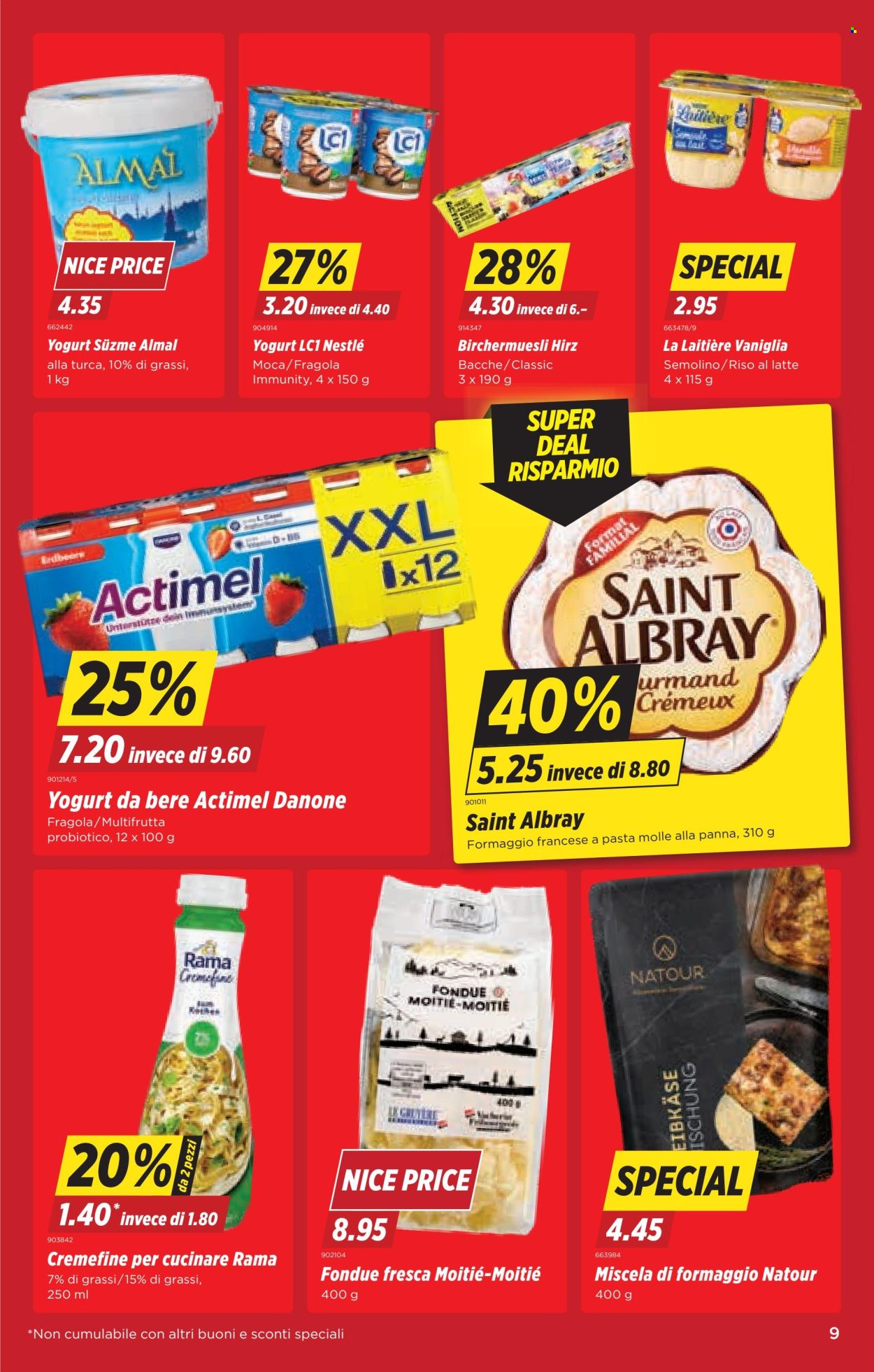 Volantino Denner - 14.10.2025 - 20.10.2025. Pagina 9. Pagina 9