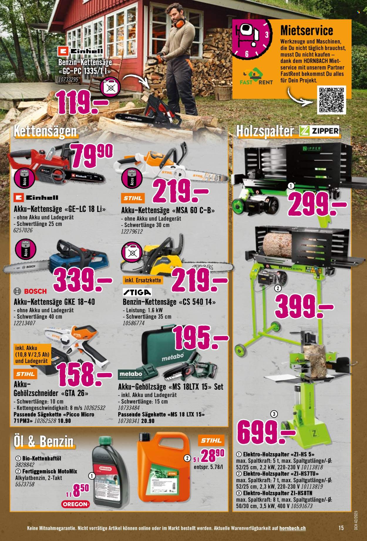 Volantino Hornbach - 14.10.2025 - 10.11.2025. Pagina 15. Pagina 15