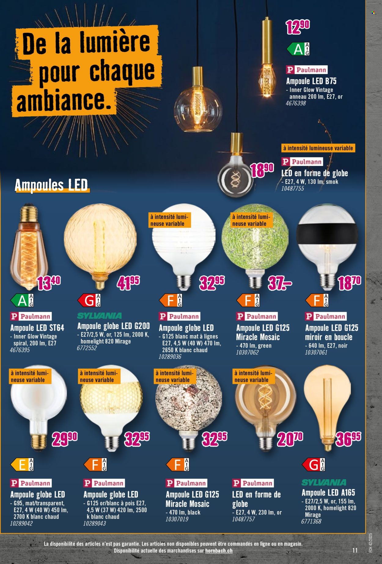 Volantino Hornbach - 14.10.2025 - 10.11.2025. Pagina 11. Pagina 11