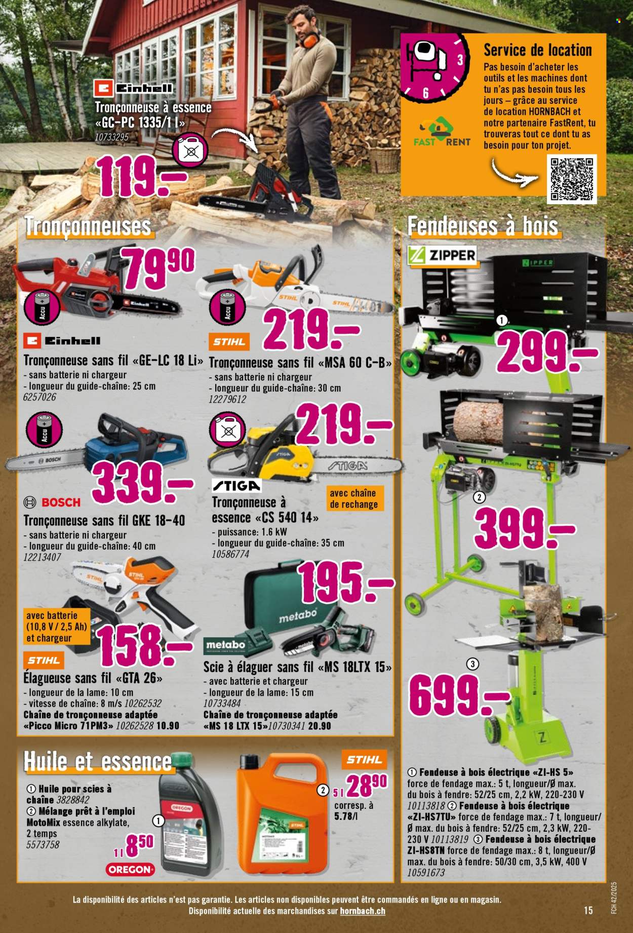 Volantino Hornbach - 14.10.2025 - 10.11.2025. Pagina 15. Pagina 15
