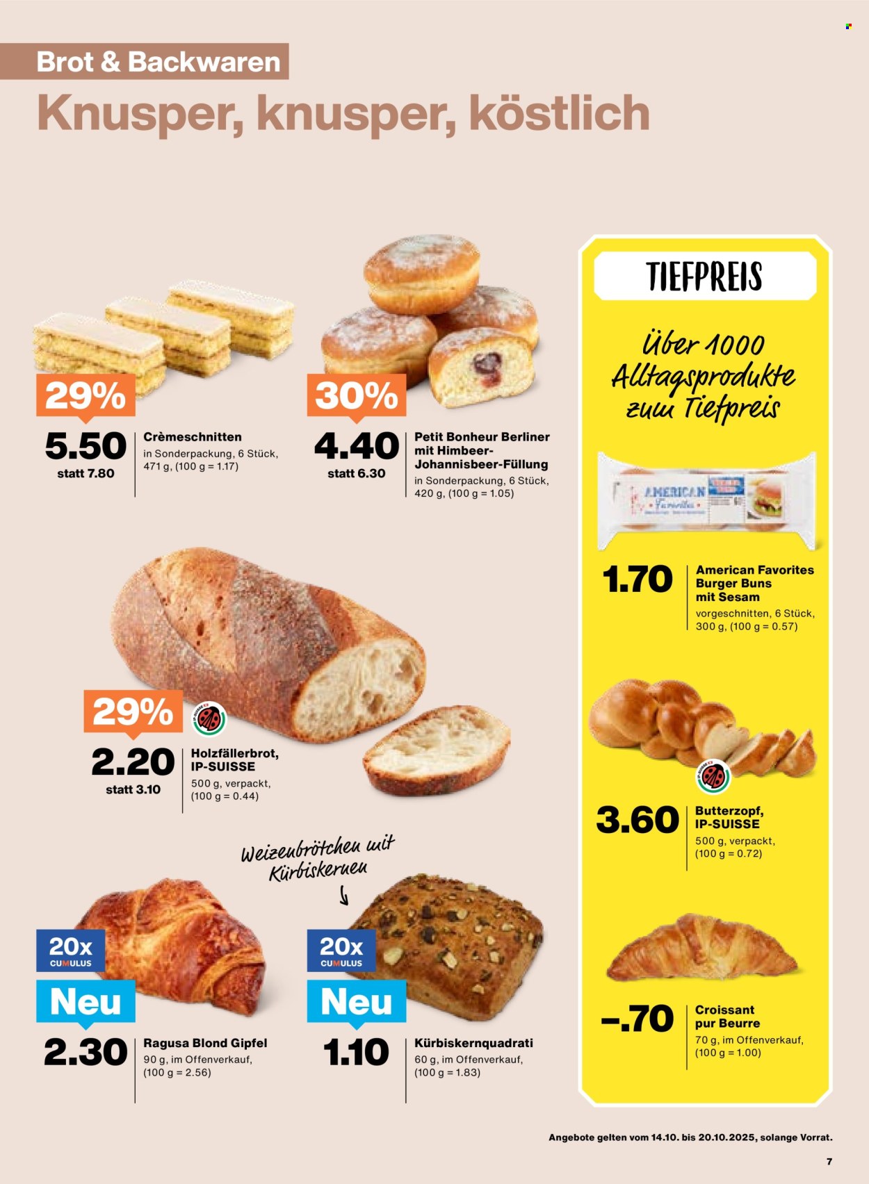 Volantino Migros - 14.10.2025 - 20.10.2025. Pagina 7. Pagina 7