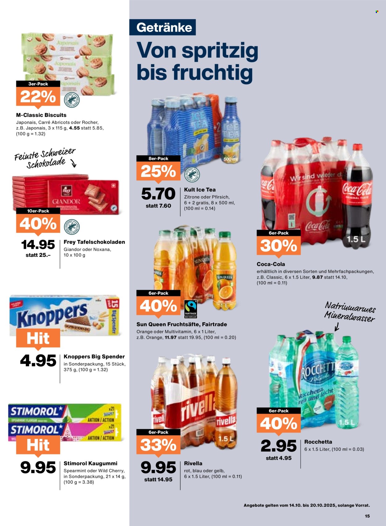 Volantino Migros - 14.10.2025 - 20.10.2025. Pagina 15. Pagina 15