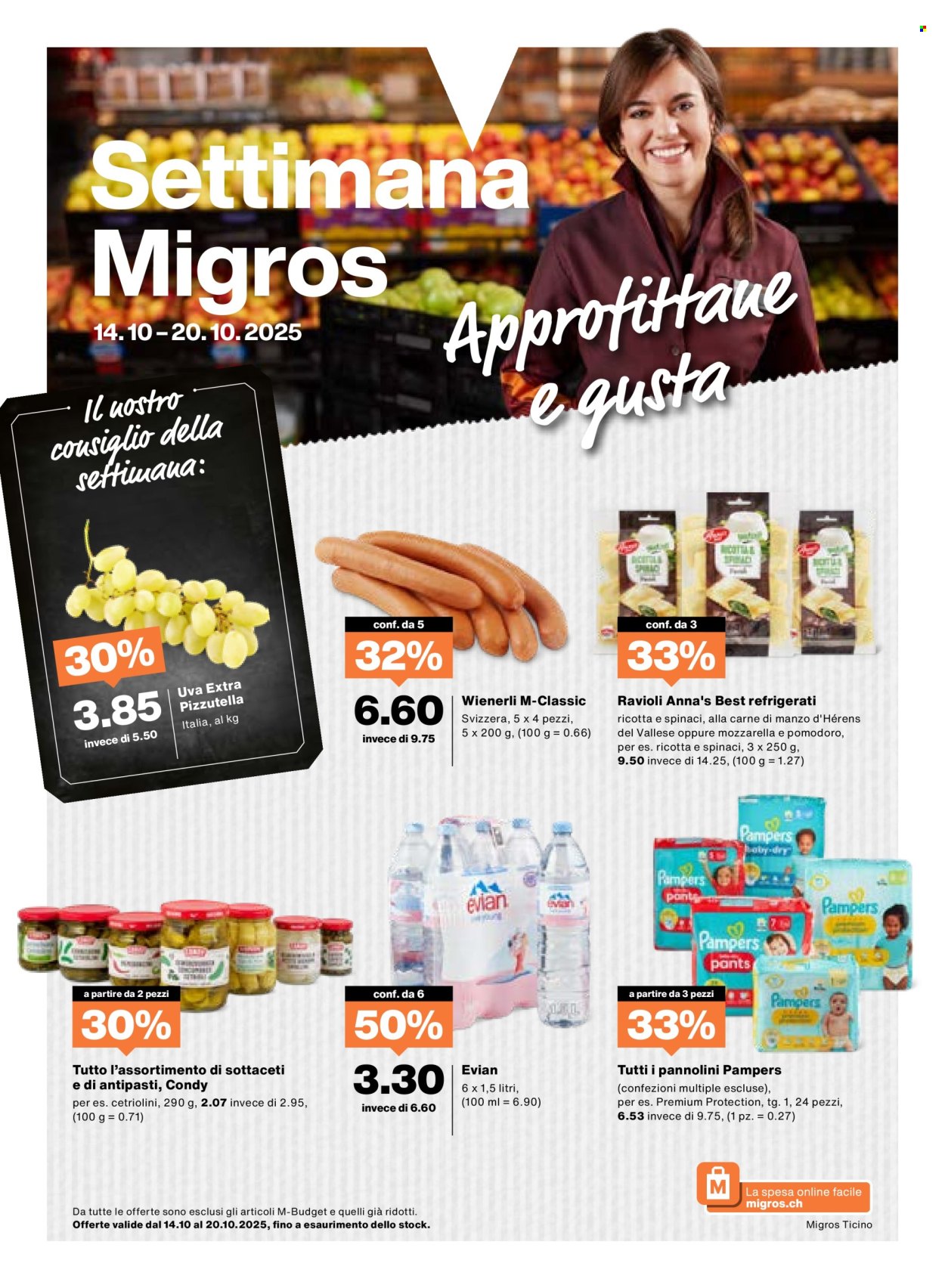 Volantino Migros - 14.10.2025 - 20.10.2025. Pagina 1. Pagina 1