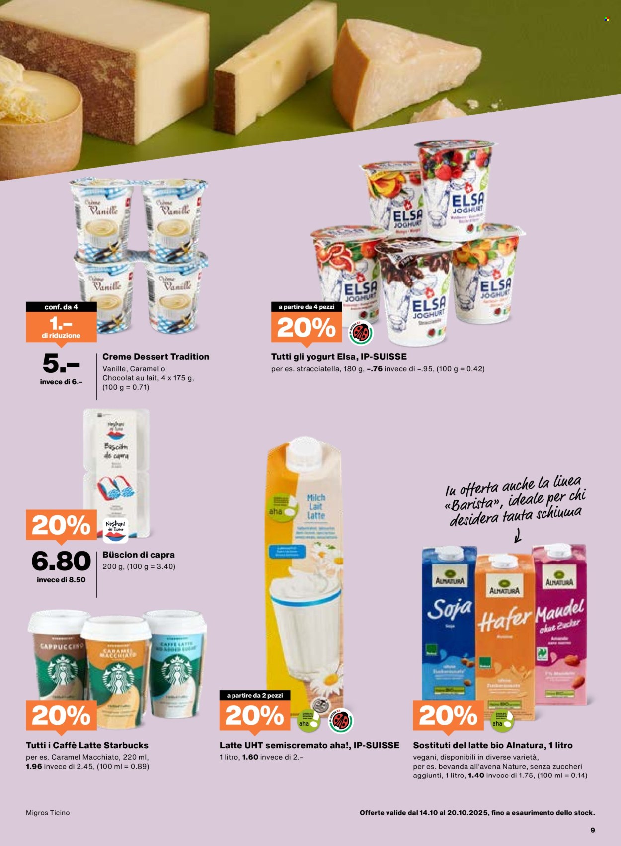 Volantino Migros - 14.10.2025 - 20.10.2025. Pagina 9. Pagina 9