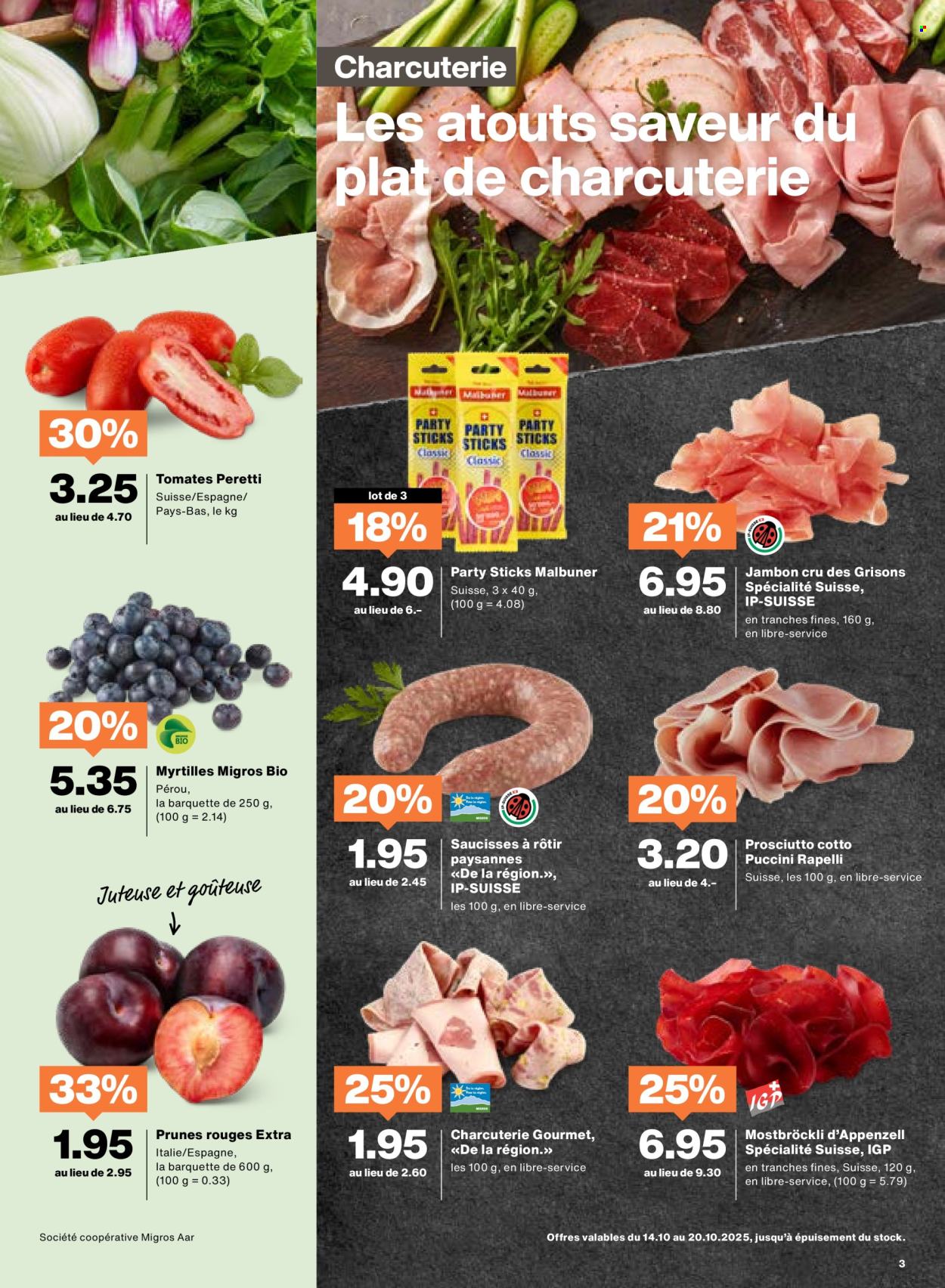 Volantino Migros - 14.10.2025 - 20.10.2025. Pagina 3. Pagina 3
