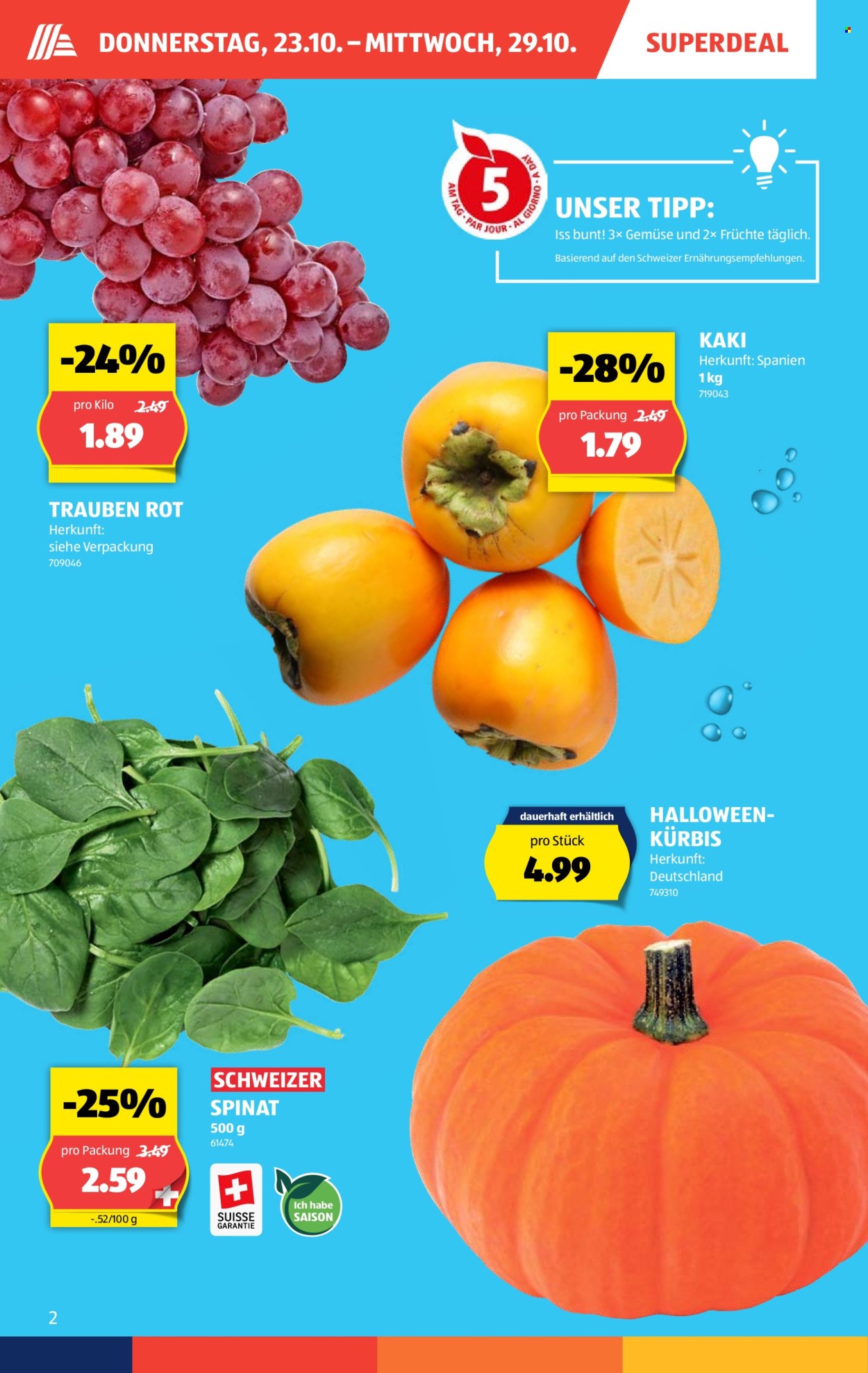 Volantino Aldi - 23.10.2025 - 29.10.2025. Pagina 2. Pagina 2