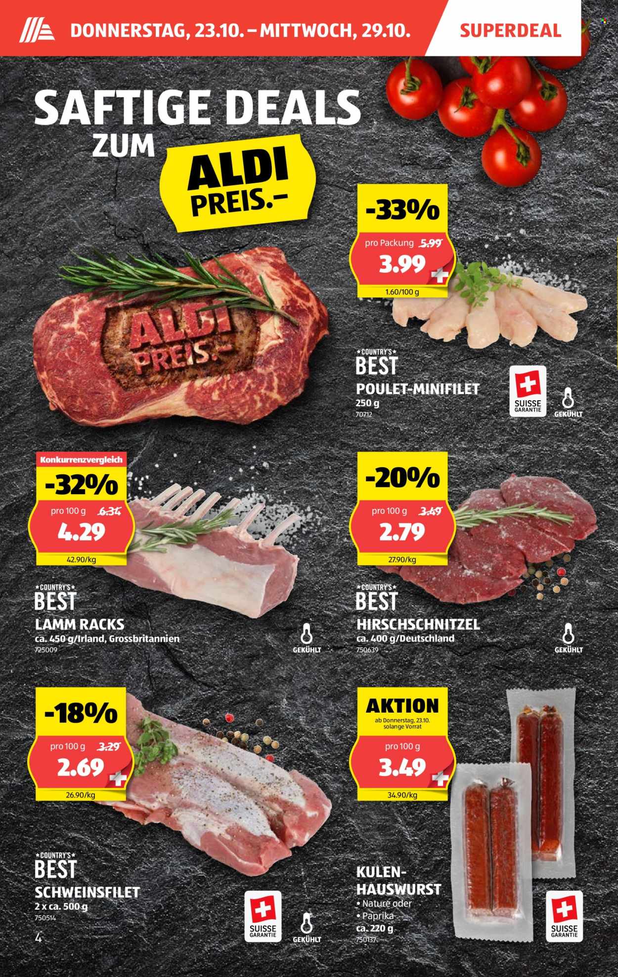 Volantino Aldi - 23.10.2025 - 29.10.2025. Pagina 4. Pagina 4