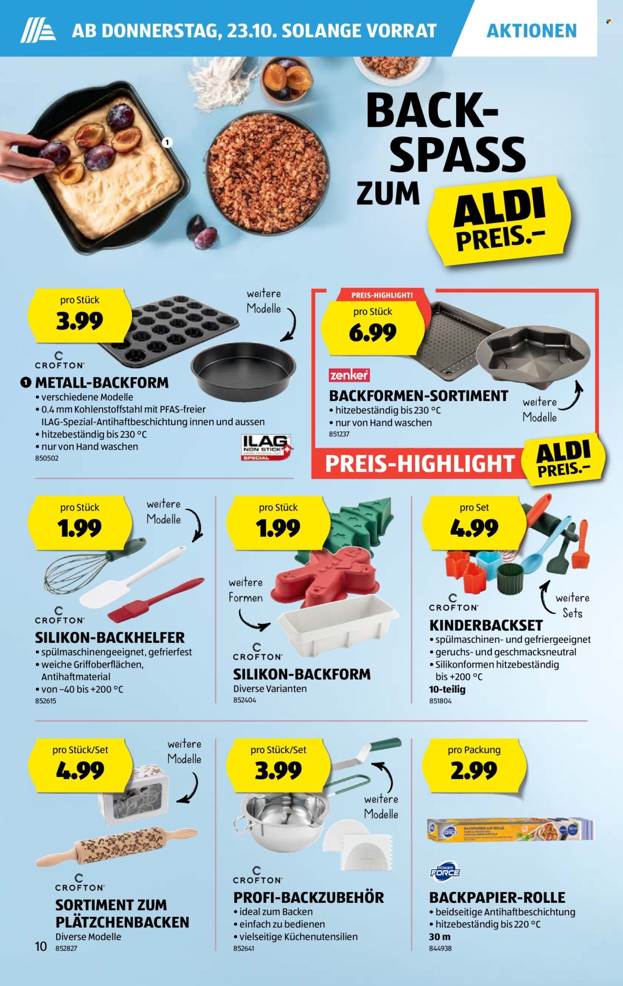 Volantino Aldi - 23.10.2025 - 29.10.2025. Pagina 10. Pagina 10