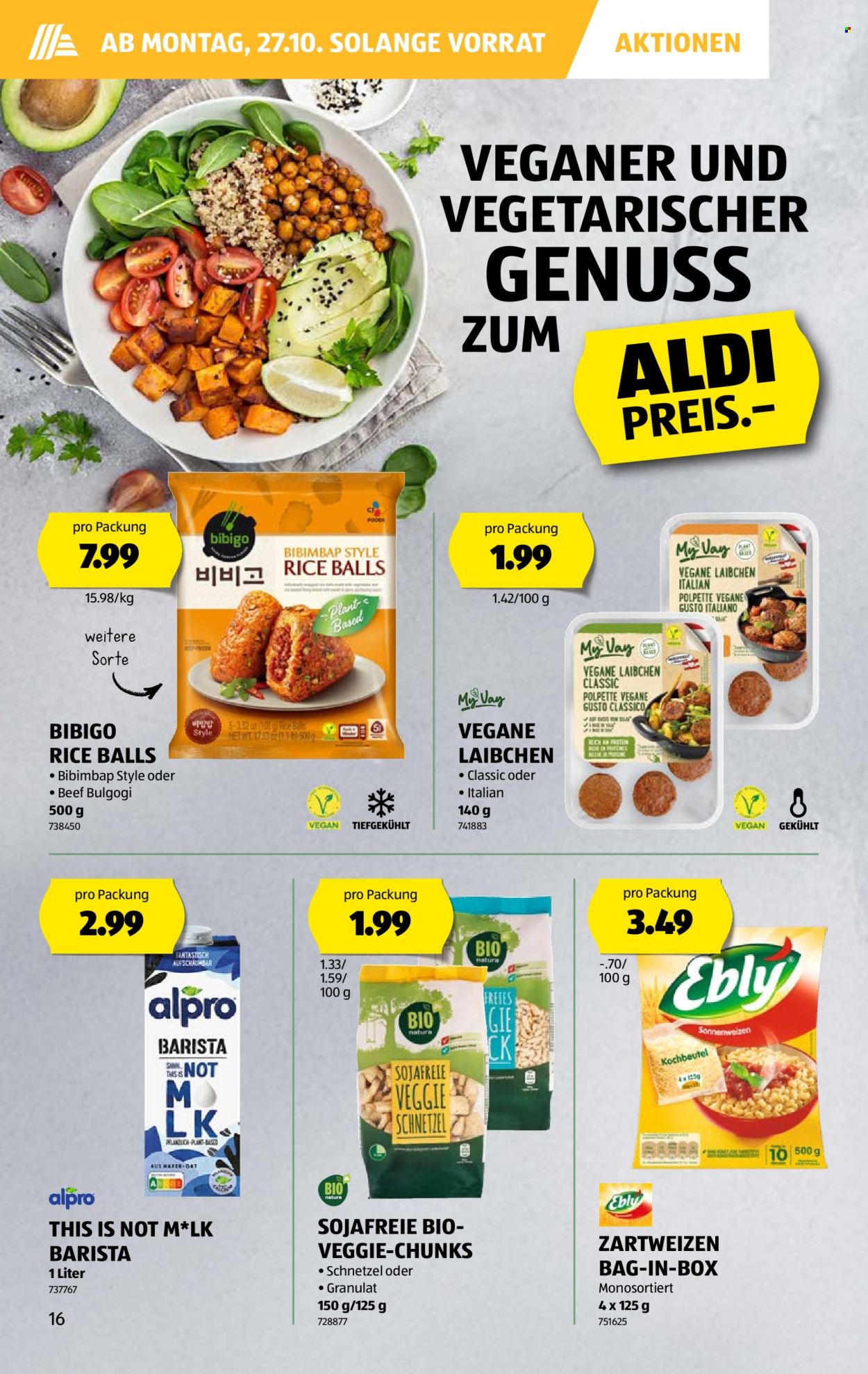 Volantino Aldi - 23.10.2025 - 29.10.2025. Pagina 16. Pagina 16