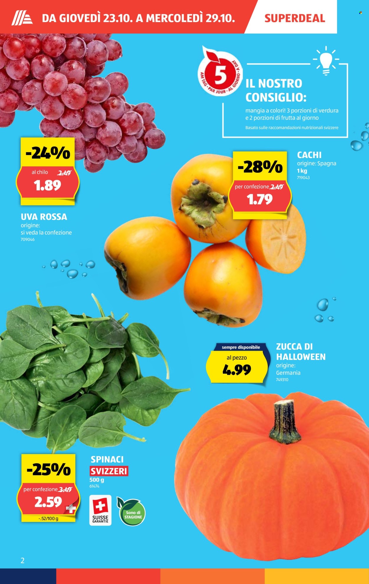 Volantino Aldi - 23.10.2025 - 29.10.2025. Pagina 2. Pagina 2