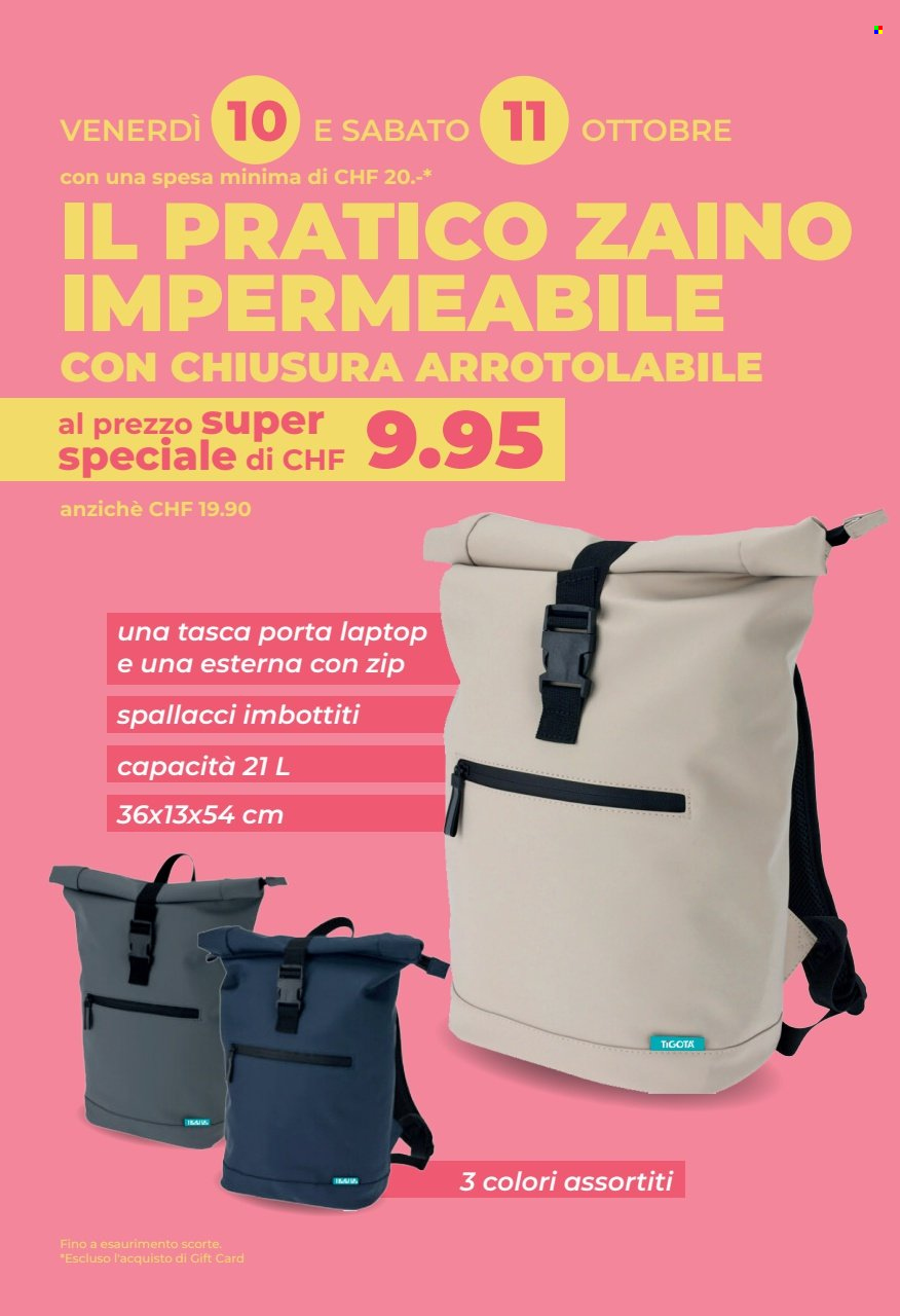 Volantino Tigotà - 1.10.2025 - 31.10.2025. Pagina 21. Pagina 21
