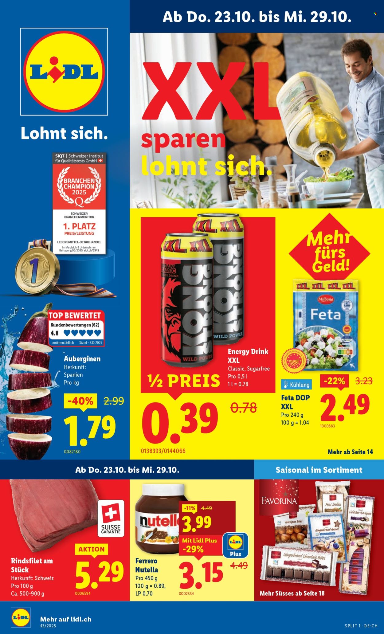 Volantino Lidl - 23.10.2025 - 29.10.2025. Pagina 1. Pagina 1