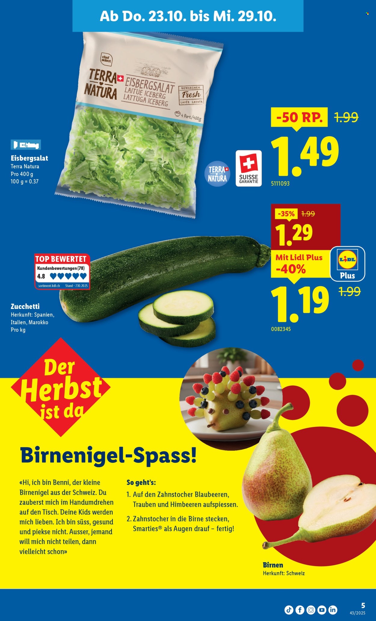 Volantino Lidl - 23.10.2025 - 29.10.2025. Pagina 5. Pagina 5