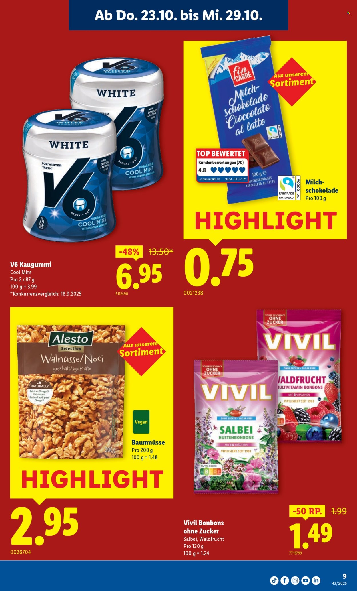Volantino Lidl - 23.10.2025 - 29.10.2025. Pagina 9. Pagina 9