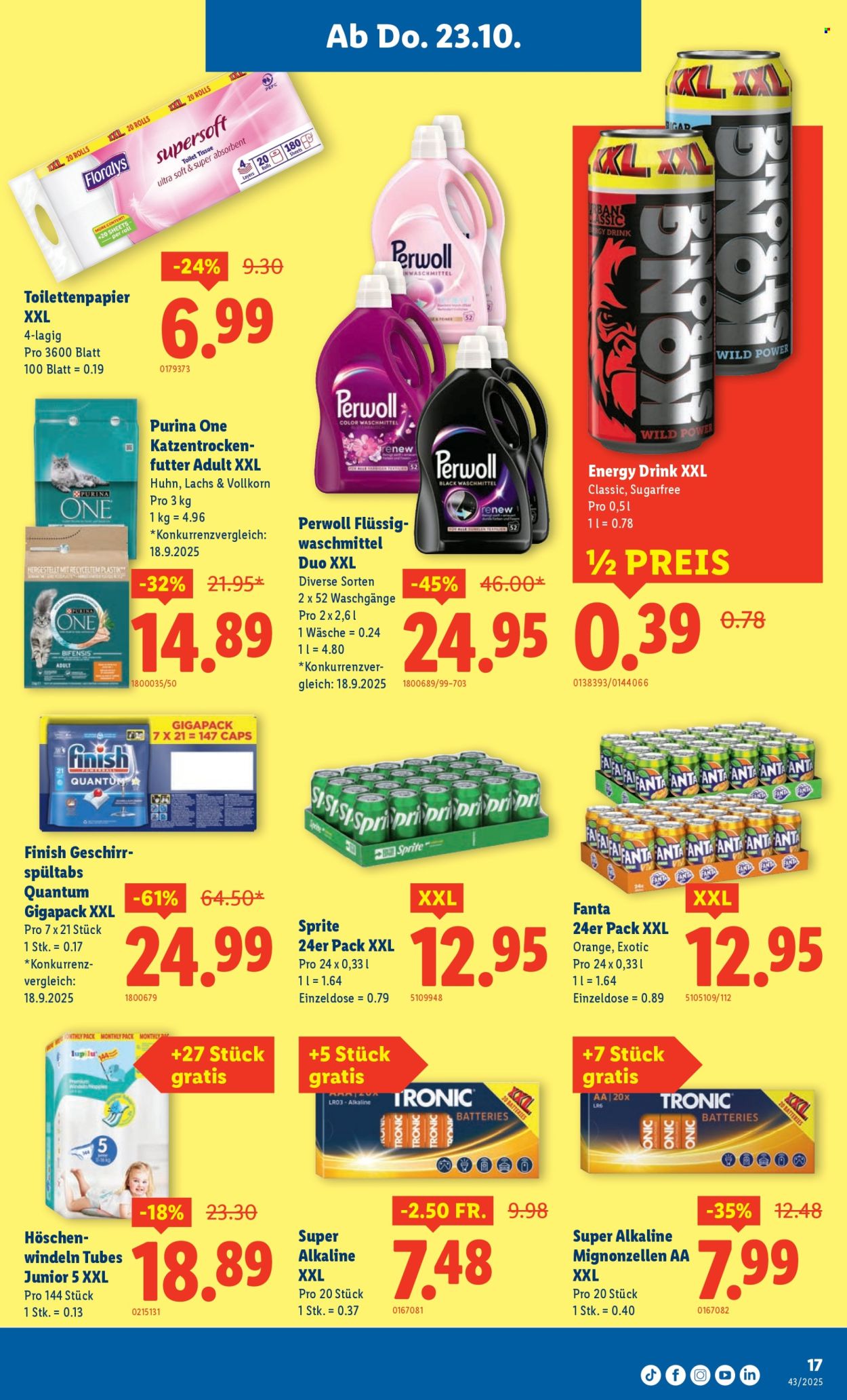 Volantino Lidl - 23.10.2025 - 29.10.2025. Pagina 17. Pagina 17