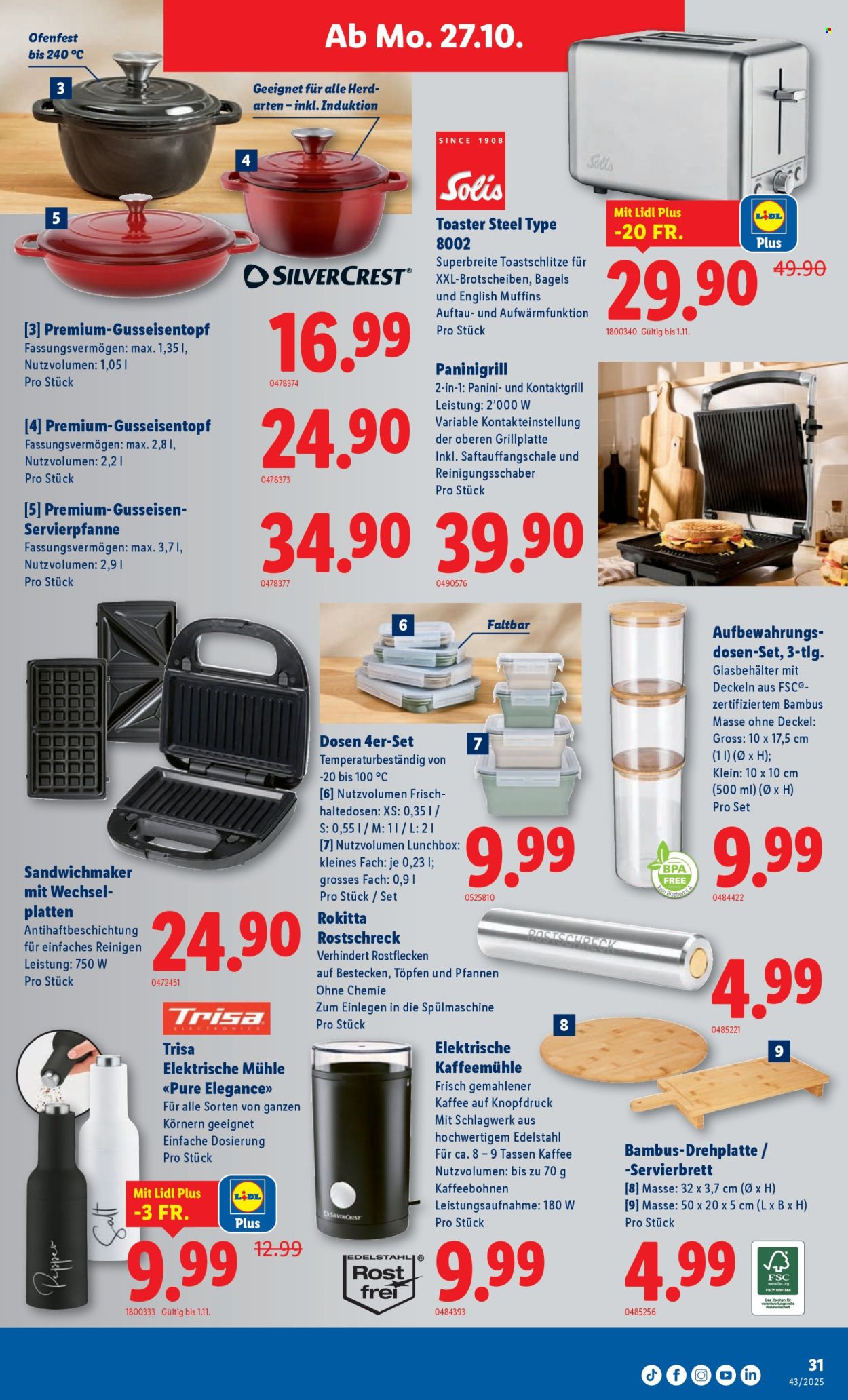 Volantino Lidl - 23.10.2025 - 29.10.2025. Pagina 31. Pagina 31