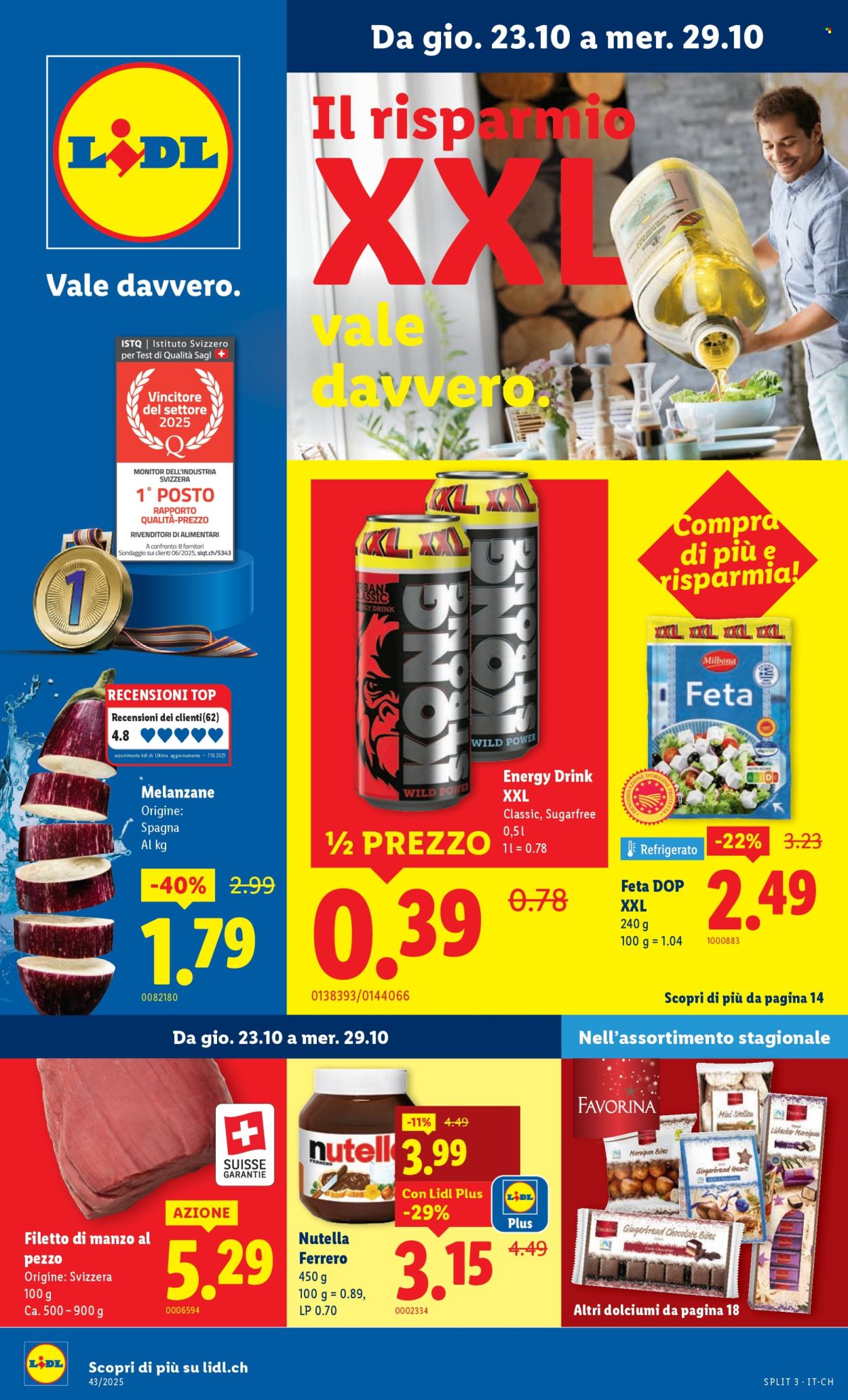 Volantino Lidl - 23.10.2025 - 29.10.2025. Pagina 1. Pagina 1