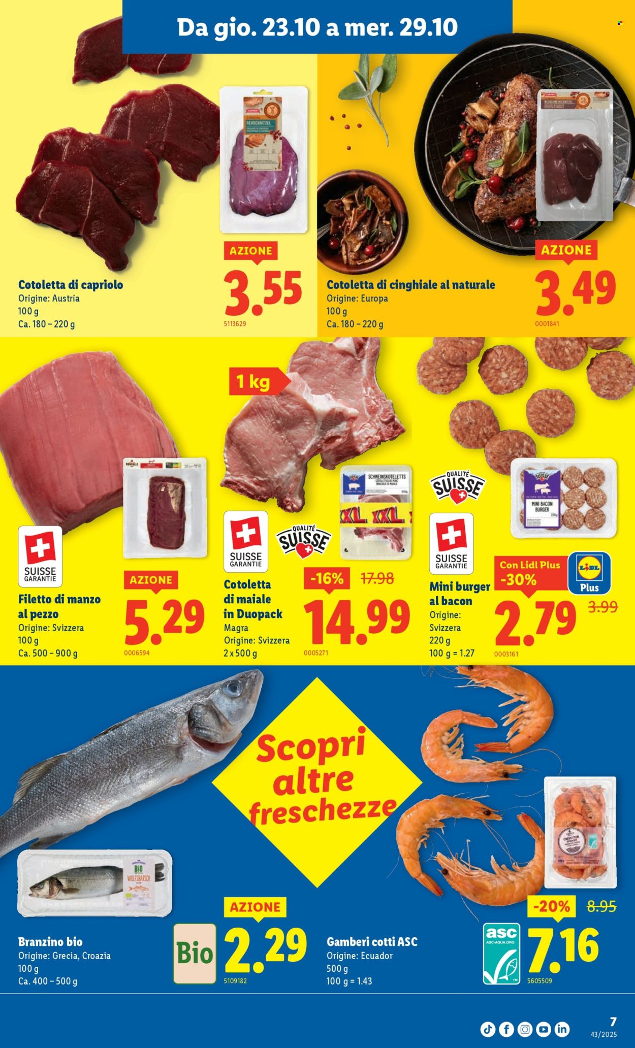 Volantino Lidl - 23.10.2025 - 29.10.2025. Pagina 7. Pagina 7