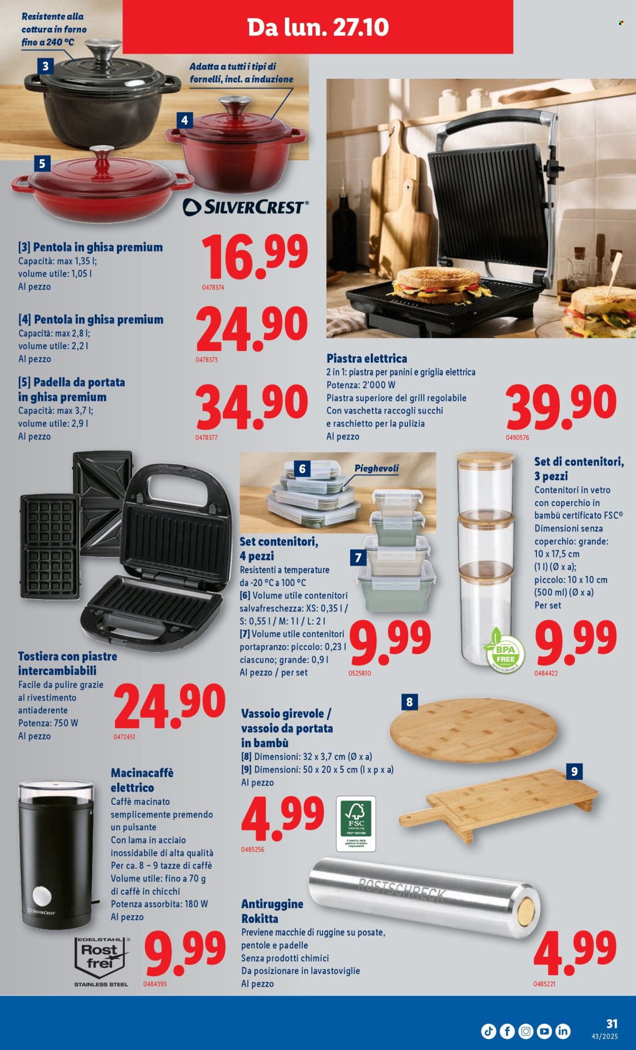 Volantino Lidl - 23.10.2025 - 29.10.2025. Pagina 31. Pagina 31